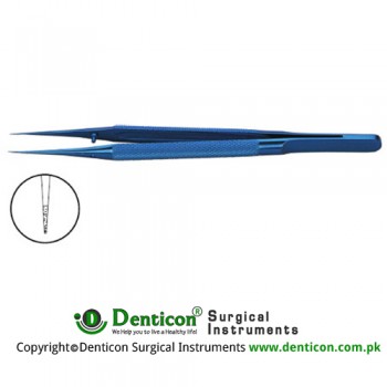 Micro Tying Forceps tungsten carbide coated platforms, Straight,round handle,18cm 0.7mm tips 0.5mm tips 0.3mm tips 0.2mm tips